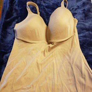 Preowned Rhonda Shear Camisole Beige 3X
